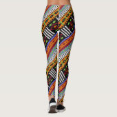 Colorful Woven Design Leggings (Achterkant)