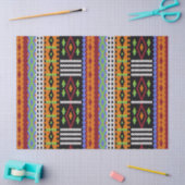 Colorful Woven Design Tissuepapier (Craft)