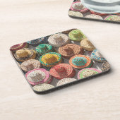 Colorful Woven Petten Bier Onderzetter (Linkerzijde)