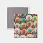 Colorful Woven Petten Magneet (Voorkant / Achterkant)