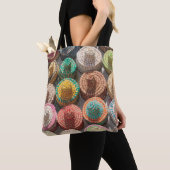 Colorful Woven Petten Tote Bag (Dichtbij)