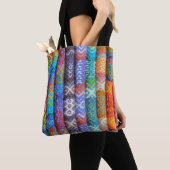 Colorful Woven Textile Tote Bag (Dichtbij)