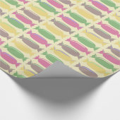 Colorful Wrapped Candy Pattern Cadeaupapier (Hoek)