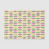 Colorful Wrapped Candy Pattern Tissuepapier (Voorkant)