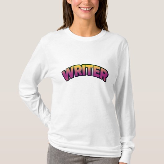 Colorful Writer T-shirt (Voorkant)