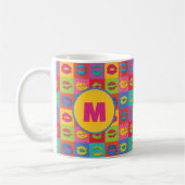 Colorful XOXO Kissing Lips Personalized Koffiemok (Links)