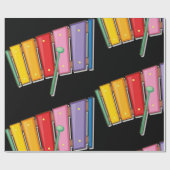 Colorful Xylophone Cadeaupapier (Vlak)