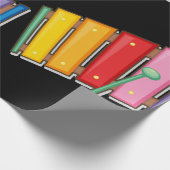 Colorful Xylophone Cadeaupapier (Hoek)