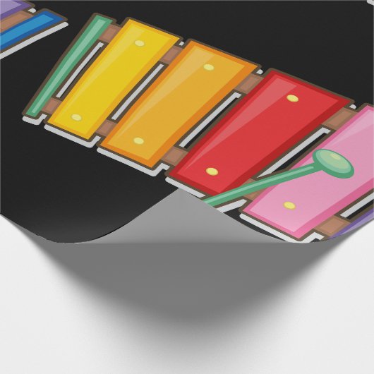 Colorful Xylophone Cadeaupapier (Hoek)