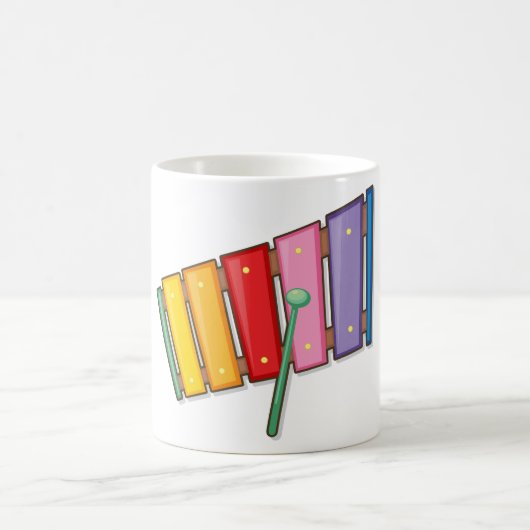 Colorful Xylophone Instrument Coffee Mok (Center)