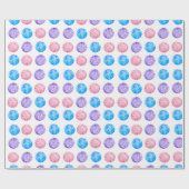 Colorful Yarn Knit Crochet Cadeaupapier (Vlak)