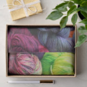 Colorful Yarn Skeins for Knitting, Crochet Tissuepapier (Geschenk)
