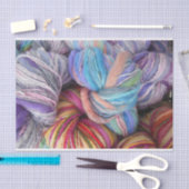 Colorful Yarn Skeins for Knitting, Crochet Tissuepapier (Craft)