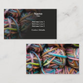Colorful Yarn Visitekaartje (Voorkant / Achterkant)