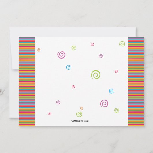 Colorful Year Foto Afstuderen Invitation Kaart (Achterkant)