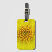 Colorful Yellow Arnica Wildflower Detail Bagagelabel (Voorkant (verticaal))