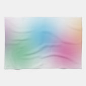 Colorful Yellow Blue Green Pink Paarse Sjabloon Theedoek (Horizontaal)