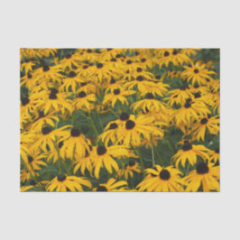 Colorful Yellow Daisy Floral foto Tissuepapier