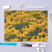 Colorful Yellow Daisy Floral foto Tissuepapier (Craft)