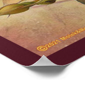 Colorful Yellow Rose Poster (Hoek)