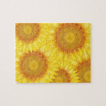 Colorful Yellow Sunflower Patroon