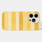 Colorful Yellow Textured Stripes Pattern Case-Mate iPhone Case (Achterkant (horizontaal))