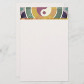 Colorful Yin Yang Stationery Briefpapier (Voorkant / Achterkant)