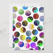 Colorful Ying Yang Pattern Kaart (Voorkant)