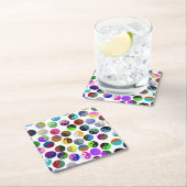 Colorful Ying Yang Pattern Kartonnen Onderzetters (Insitu)