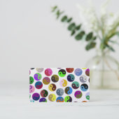Colorful Ying Yang Pattern Visitekaartje (Staand voorkant)