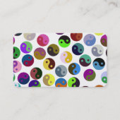 Colorful Ying Yang Pattern Visitekaartje (Voorkant)