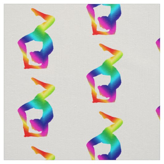 Colorful Yoga Art Stof (Swatch)