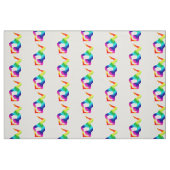 Colorful Yoga Art Stof (Fat Quarter)