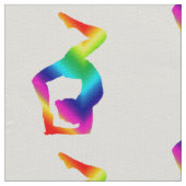 Colorful Yoga Art Stof (Close Up)