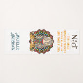 Colorful Yoga Girl Fitness Mat (Voorkant (horizontaal))