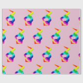 Colorful Yoga Position Cadeaupapier (Vlak)