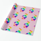 Colorful Yoga Position Cadeaupapier (Uitgerold)