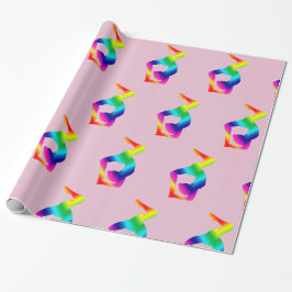 Colorful Yoga Position Cadeaupapier