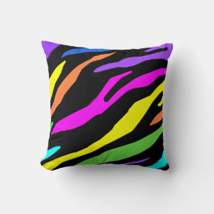 Colorful Zebra Pattern Pillow Kussen