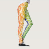 Colorful Zebra Pattern Print Leggings (Rechts)