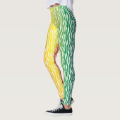 Colorful Zebra Pattern Print Leggings (Links)