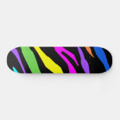 Colorful Zebra Skateboard (Horizontaal)
