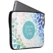 Colorful Zee Glass Electronics Bag Laptop Sleeve (Voorkant Rechts)