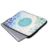 Colorful Zee Glass Electronics Bag Laptop Sleeve (Voorkant onderkant)