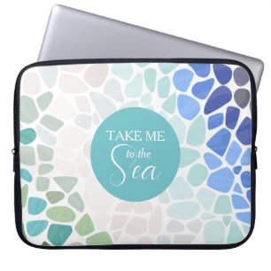 Colorful Zee Glass Electronics Bag Laptop Sleeve