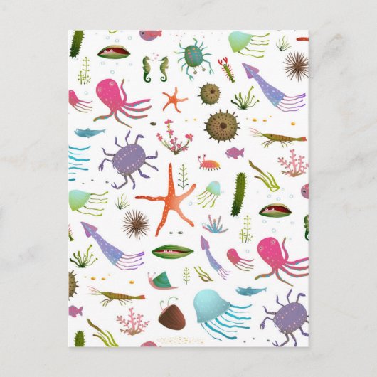 Colorful Zee Life Briefkaart (Voorkant)