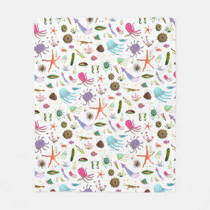 Colorful Zee Life Fleece Deken