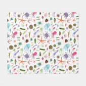 Colorful Zee Life Fleece Deken (Voorkant (Horizontaal))