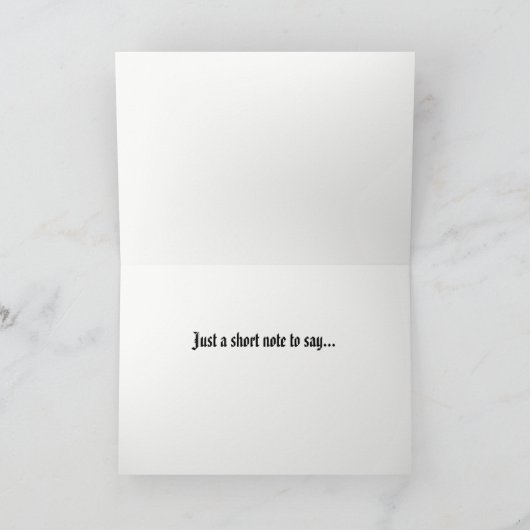 Colorful Zee life Note Card Kaart (Binnen)