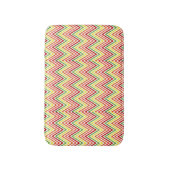 Colorful Zigzag Chevron Pattern Badmat (Voorkant Verticaal)